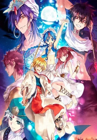 Magi the Labyrinth of Magic S1-S2 [English-Japanese] Dual Audio [2014] [Complete]