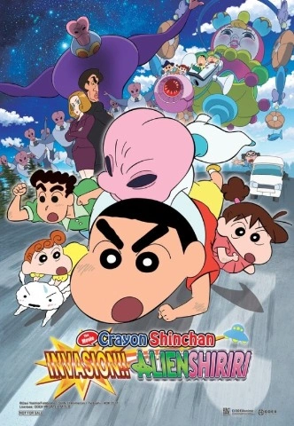 Shinchan the Movie: Invasion!! Alien Shiriri [Hindi-Tamil-Telugu-Mal-Kan-Ben-Jap] Multi-Audio 1080P [2017] [Uncensored]